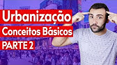 URBANIZAÇÃO: CONCEITOS BÁSICOS (2/2) - METRÓPOLE, MEGALÓPOLE, MEGACIDADE, CIDADE GLOBAL, CONURBAÇÃO