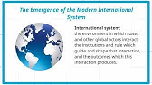 POS 273 Lecture 2: The Emergence of the Modern International System