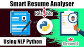 Resume Analyser Application using NLP Python with Code | Full Responsive Web Application