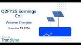 Waaree Energies Earnings Call for Q2FY25