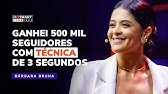 Como ganhar 500 Mil Seguidores no Instagram | Bárbara Bruna no Hotmart FIRE