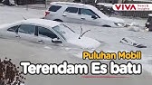 Cuaca Ekstrem Bikin Pemukiman Terendam Es Batu