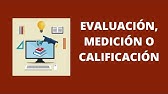 Diferencias entre Evaluación, Medición  y Calificación. #Docentes #CicloEducativo #FormaciónContinua