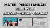 Teknik Dasar Bola Voli - Peraturan Permainan - Peran Pemain || Materi Bola Voli