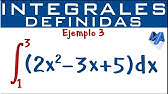 Integrales definidas | Ejemplo 3