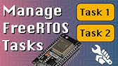 Manage FreeRTOS tasks - Suspend, Delay, Resume, Delete (ESP32 + Arduino series)