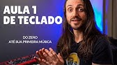 Aula 1 de teclado - do ZERO  até sua primeira música (com PDF e Playback)