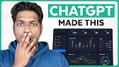 How I Built a ONE CLICK Excel Dashboard with ChatGPT 😎