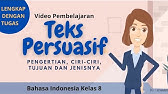 Teks Persuasif Kelas 8 Lengkap dengan Tugas