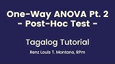 One-Way ANOVA Part 2 - Post-Hoc Test Interpretation | TAGALOG Tutorial | JAMOVI