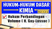 Hukum Perbandingan Volume | Hukum Gay Lussac | Hukum Dasar Kimia