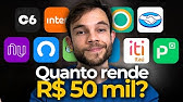 TESTEI QUANTO RENDE R$ 50 MIL em 10 CONTAS DIGITAIS