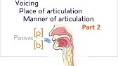 Voicing, Place & Manner of Articulation - Part 2