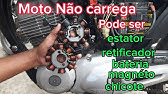 Moto não carrega bateria,como saber se é estator retificador ou bateria, ou magnéto