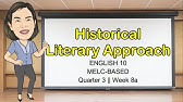 HISTORICAL LITERARY APPROACH + EXAMPLE ||  QUARTER 3 WEEK 8 || MELC-Based ||  Aizie Dumuk