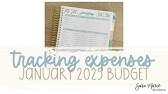 So Behind    | Track Expenses with Me | January 2025 Family Budget | Humble Beginnings Budget