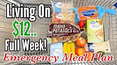 Eating on $12 a Week | Easy, Healthy & Cheap Recipes for an Emergency Budget