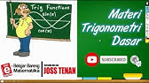 TRIGONOMETRI DASAR | RANGKUMAN MATERI, PERSIAPAN UAS