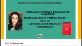 MANTOAN. Abrindo as escolas às diferenças, capítulo.5 Pensando e Fazendo Educação. Bunda na Cadeira!