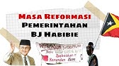 Pemerintahan BJ Habibie - Masa Reformasi Sejarah Indonesia