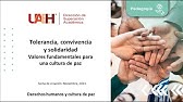 DCP - Tolerancia, convivencia y solidaridad valores fundamentales para una cultura de paz