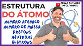 ESTRUTURA DO ÁTOMO | NÚMEROS DE MASSA, ATÔMICO, PRÓTONS, NÊUTRONS E ELÉTRONS | OLHAR QUÍMICO