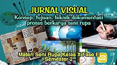 Jurnal Visual, Konsep tujuan, teknik dokumentasi proses berkarya seni rupa | Materi seni rupa Fase E