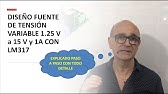 Como diseñar tu propia Fuente voltaje regulable de 1,3V a 15V y 1A con LM317 (Clase 93 .1)