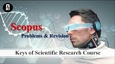 Scopus Revision&Problemsمراجعه سريعه على ما تم شرحه وحل بعض المشكلات