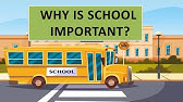 Why is School important?  Kids learn why school is important