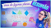 ÁREA DE FIGURAS PLANAS | RESUMO | GEOMETRIA PLANA |