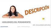 ¿ Cómo describir? l Habilidades del Pensamiento