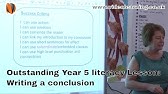 Ofsted Outstanding Year 5 KS2 Literacy Lesson Observation : Writing A Conclusion