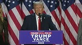 FULL SPEECH: Trump projected winner of 2024 presidential election