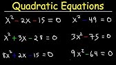 How To Solve Quadratic Equations By Factoring - Quick & Simple! | Algebra Online Course