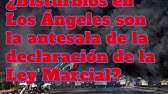 ¿Disturbios en Los Ángeles y desfile en Washington llevan a la Ley Marcial?