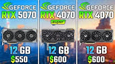 RTX 5070 vs RTX 4070 SUPER vs RTX 4070 | Test in 6 Game