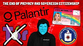 NEW World Government PALANTIR DATABASE ENDS Privacy And Sovereign Citizenship