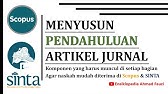 Menyusun Pendahuluan Artikel Jurnal SCOPUS atau SINTA