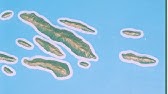 Formación geológica de la isla de Santo Domingo