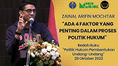 Zainal Arifin Mochtar "Ada 4 Faktor yang Penting dalam Proses Politik Hukum"