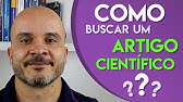 Como buscar artigos científicos? - Projeto de pesquisa