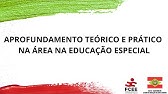 APROFUNDAMENTO TEÓRICO E PRÁTICO NA ÁREA NA EDUCAÇÃO ESPECIAL