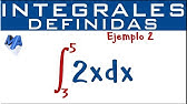 Integrales definidas | Ejemplo 2