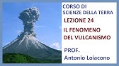 CORSO DI SCIENZE DELLA TERRA - Lezione 24 - IV Liceo - IL FENOMENO DEL VULCANISMO