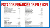 ESTADOS FINANCIEROS EN EXCEL 2024-2025 - Estado de Situación Financiera y Estado de Resultados