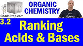 3.2 Ranking Acids and Bases | Organic Chemistry