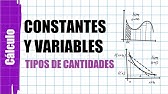 Constantes y Variables