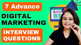 7 Advance Digital Marketing Interview Questions - For Freshers & Experienced | With Sample Answers