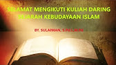 Kuliah Daring Sejarah Kebudayaan Islam